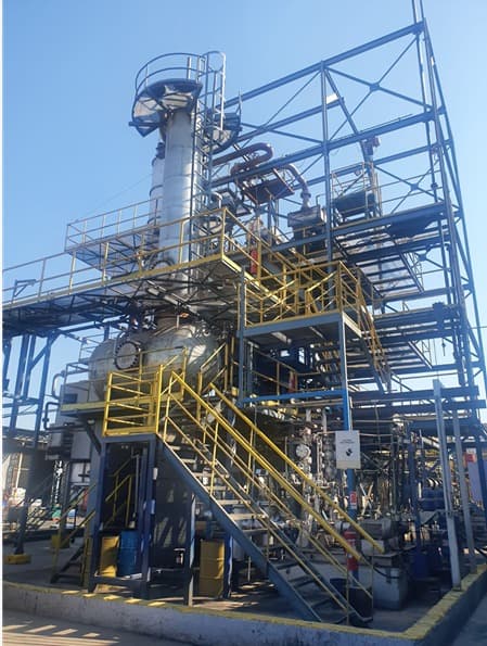 Planta industrial de combustible Bravo Energy